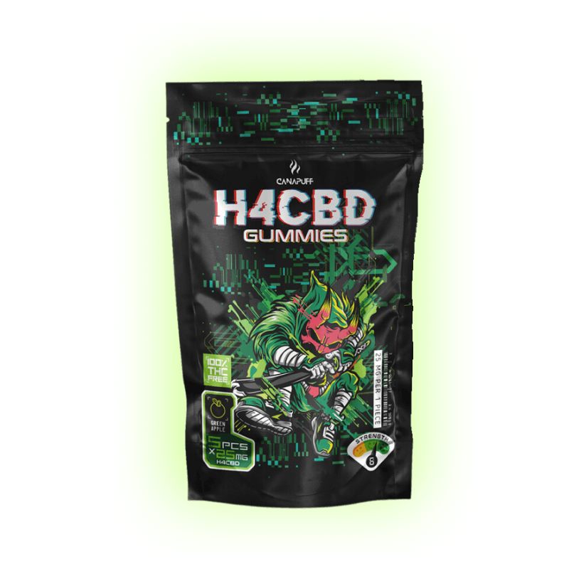 H4CBD Gummibärchen Grüner Apfel