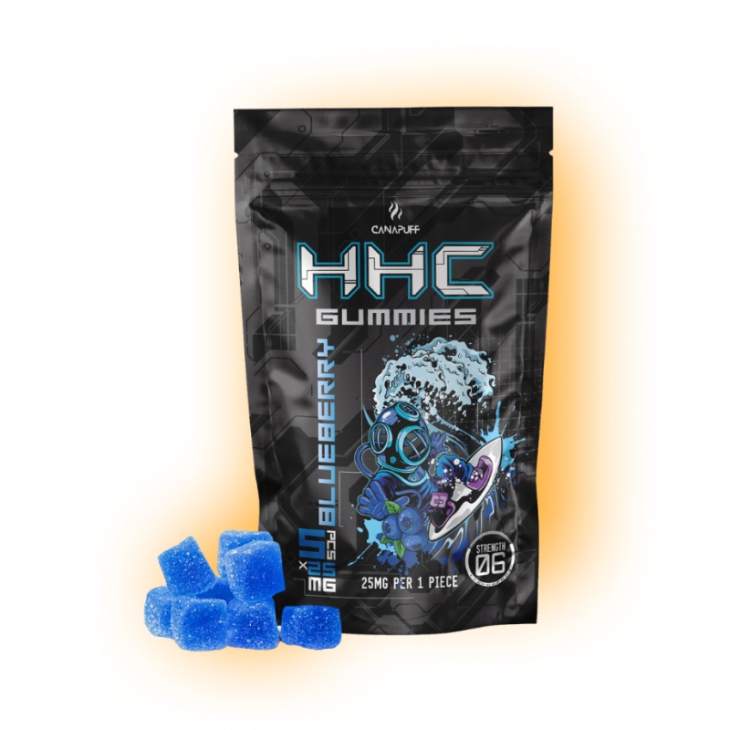 HHC Gummibärchen - Heidelbeere