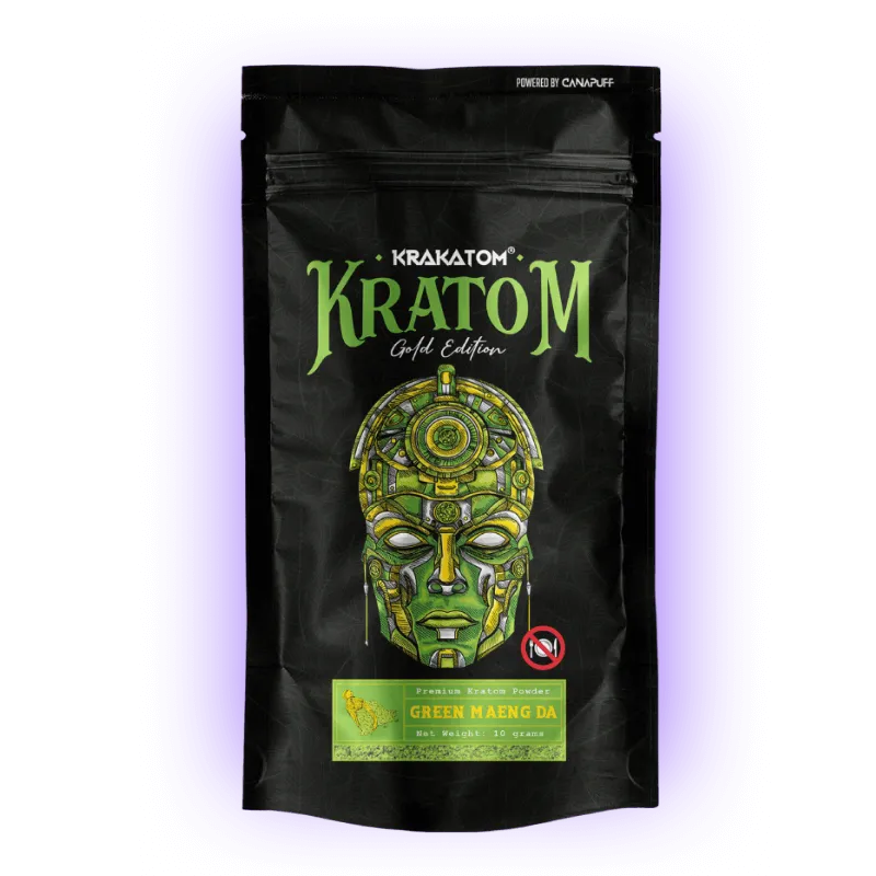 Kratom Pulver - Green Maeng Da - Gold Edition