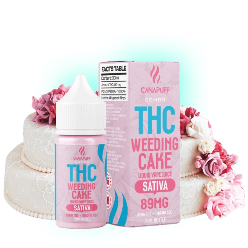 THC Liquid Weeding Cake 89mg THC/1000mg CBC 30ml