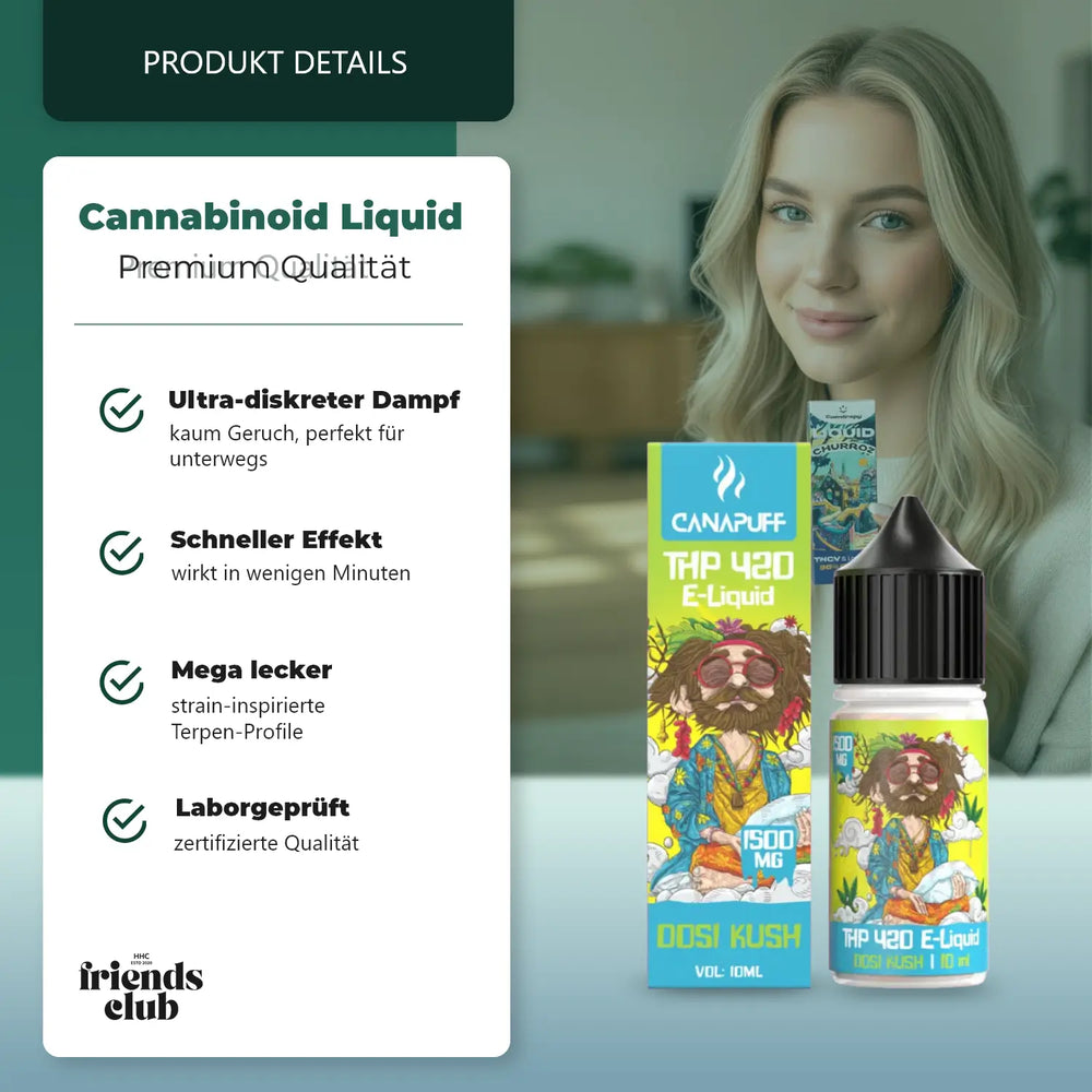 THP420 Liquid  Dosi Kush 1500mg 10ml