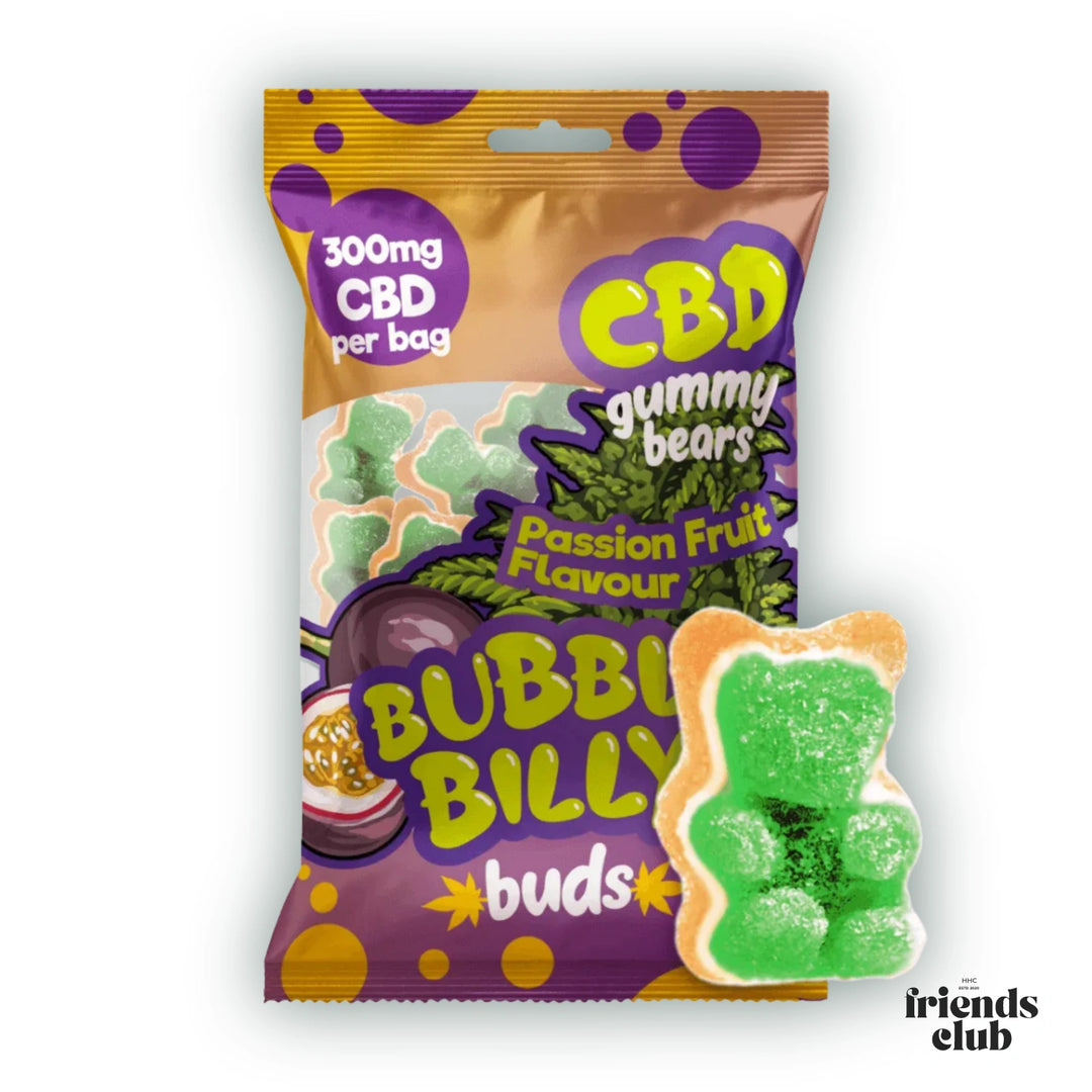 CBD Gummibärchen - Passionsfrucht 10 Stück 300mg - hhcfriends