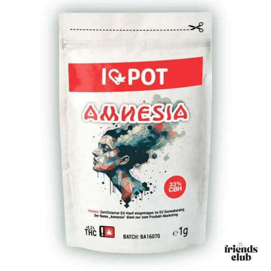 CBH Blüten Amnesia 33% I♥Pot - hhcfriends