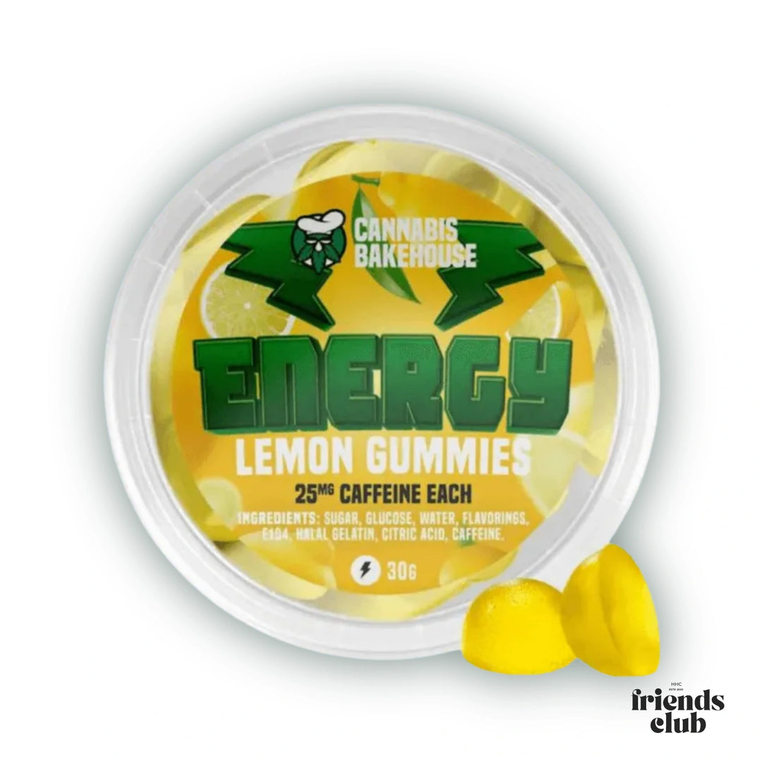 COFFEINE ENERGY GUMMIES - LEMON (30G) - hhcfriends