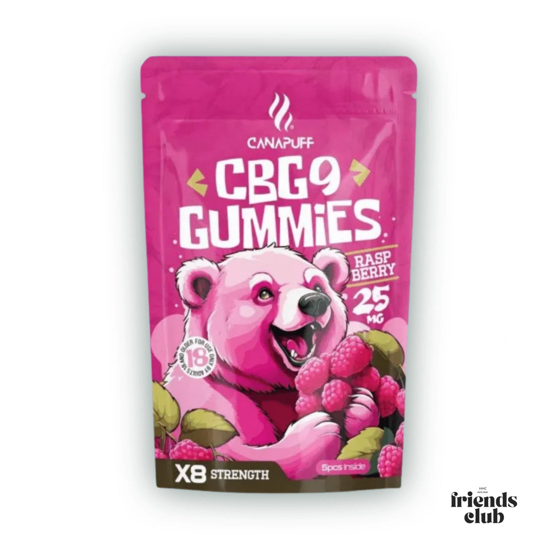 CBG9 Gummibärchen Raspberry 5Stück - hhcfriends