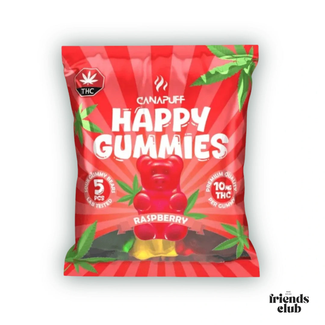 THC Gummies - Raspberry (5 Stück) - hhcfreinds