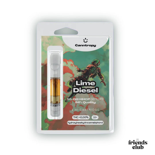 10-OH-P Kartusche Lime Diesel 94% 1ml - hhcfriends