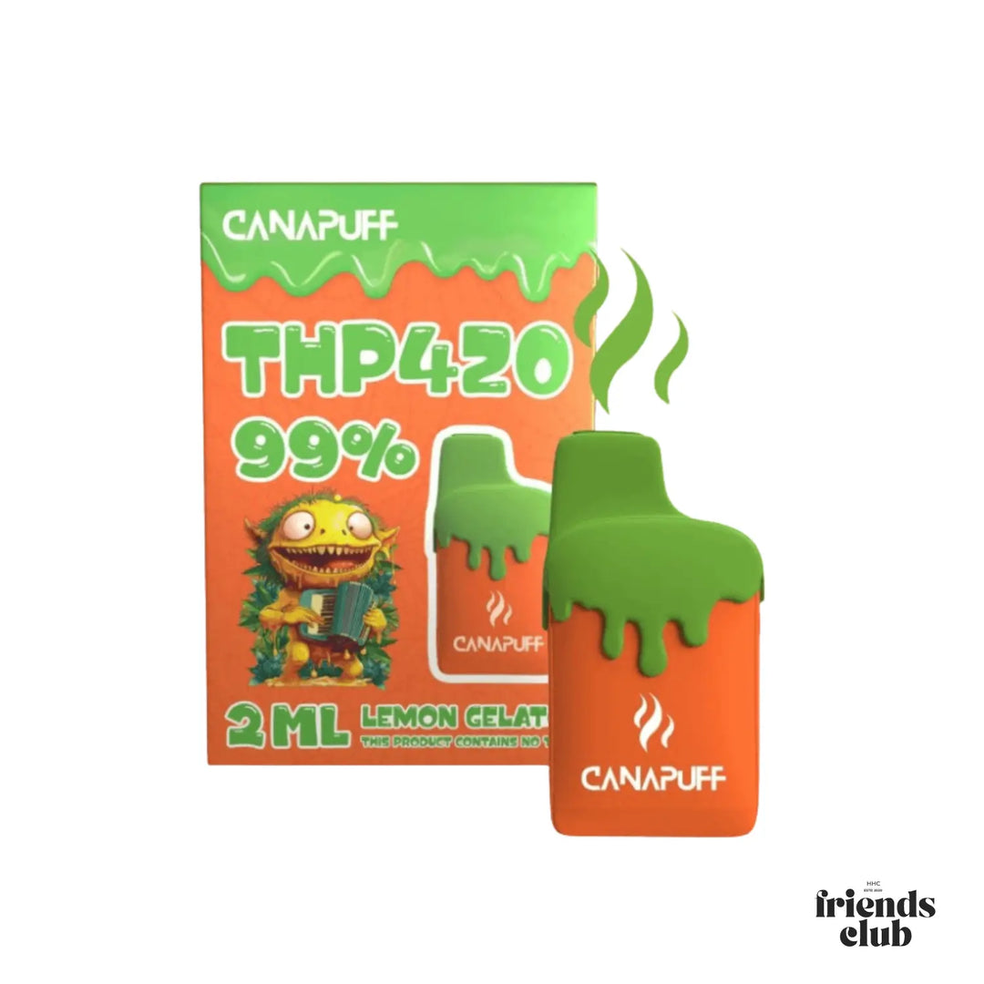 THP420 Vape - Lemon Gelato 99% 2ml - hhcfriends