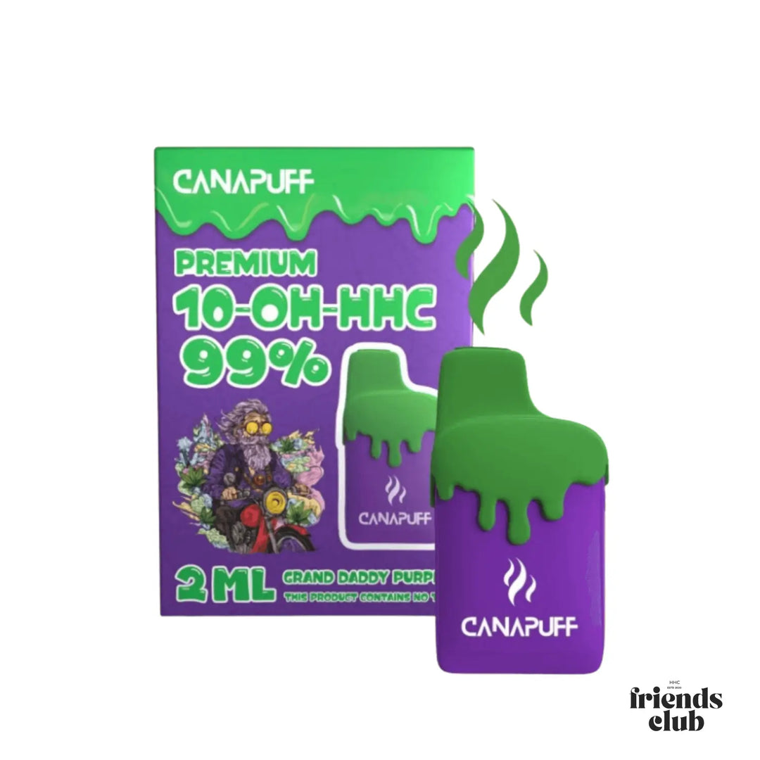 10-OH Vape  Grand Daddy Purple 99% 2ml - hhcfriends