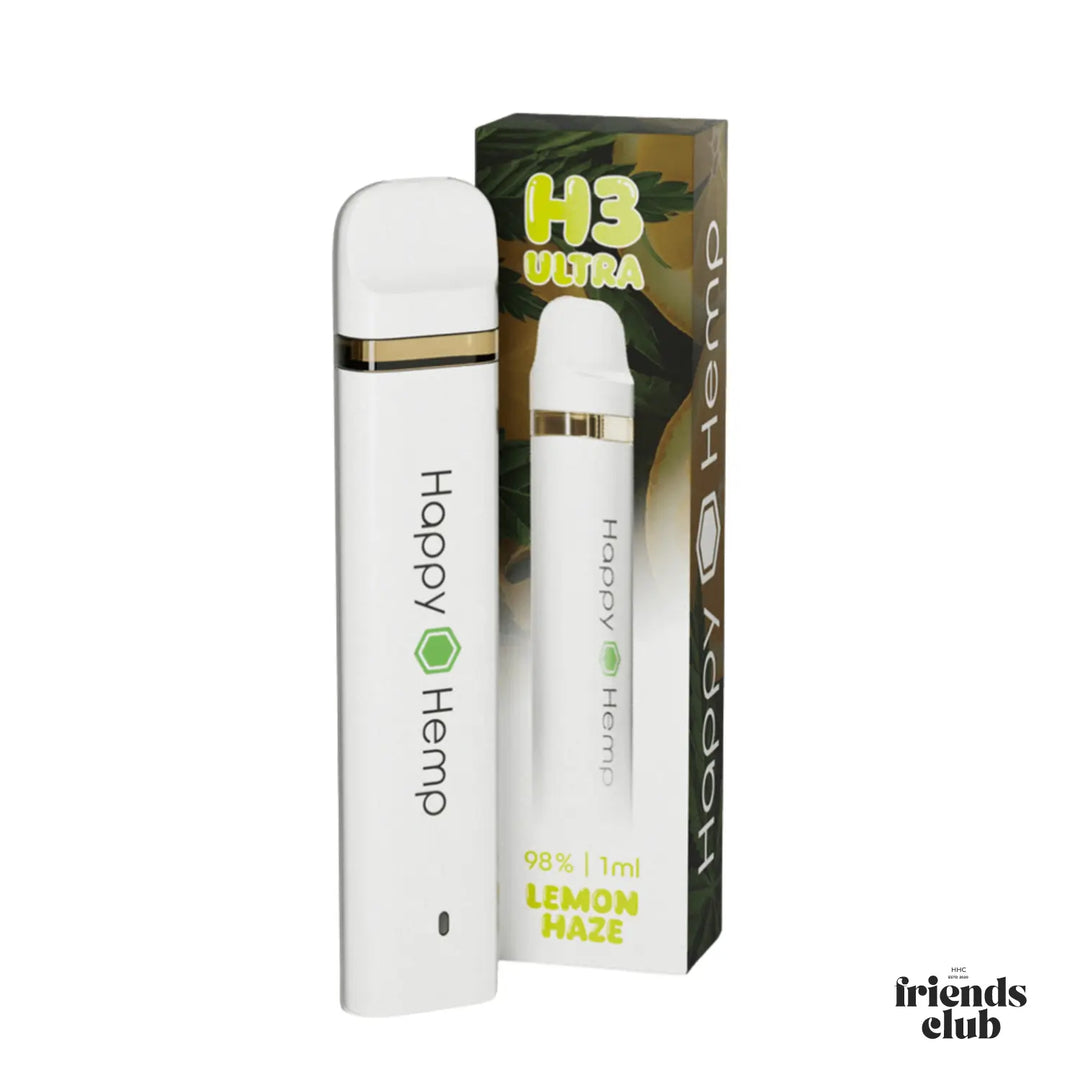 Happy Hemp H3 Ulta Super Lemon Haze 1ml Vape - hhcfriends