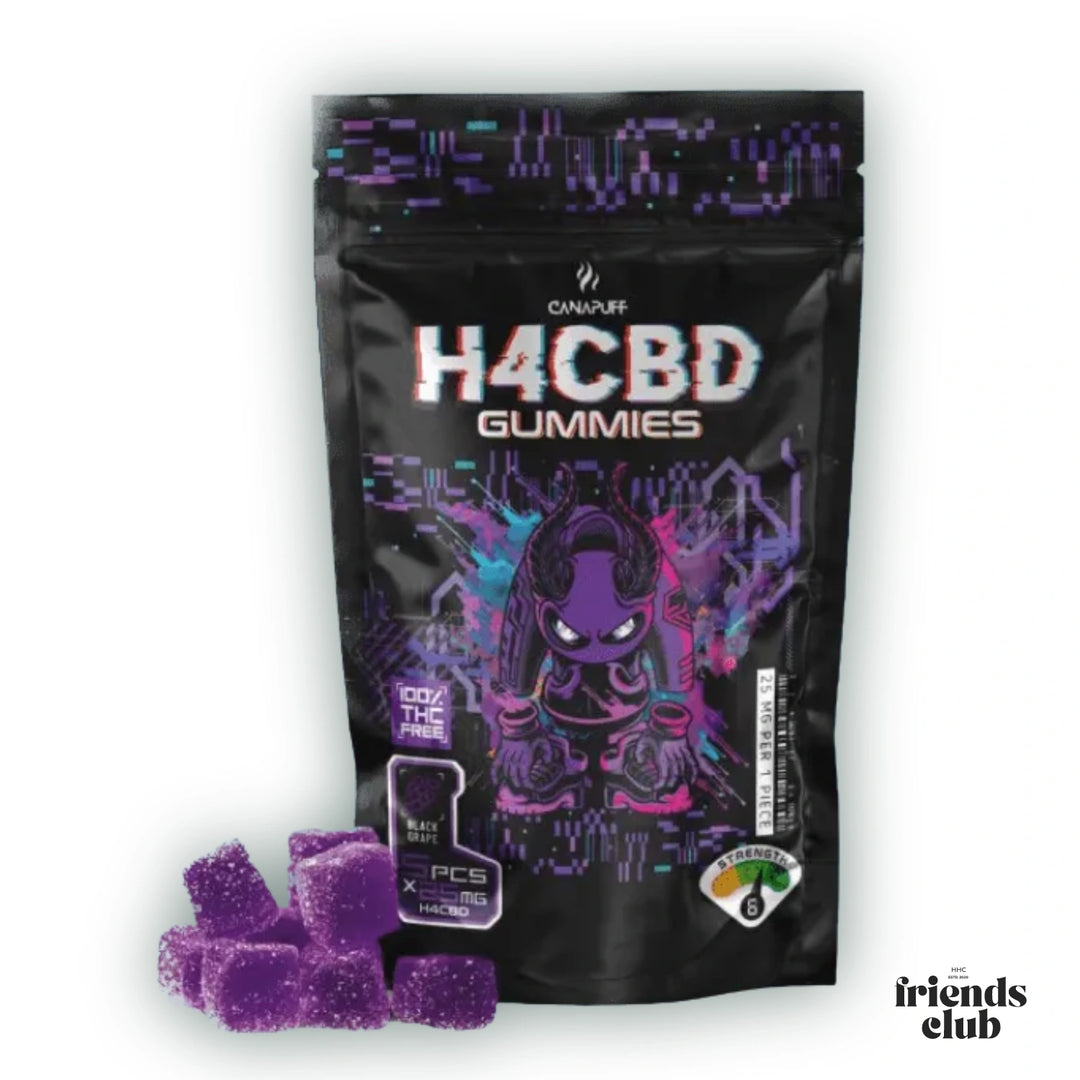 H4CBD Gummibärchen - Black Grape - hhcfriends