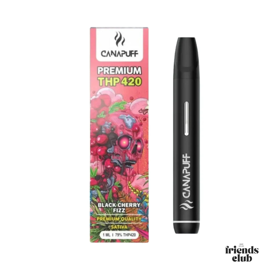 THP420 Vape - Black Cherry Fizz 79% 1ml - hhcfriends