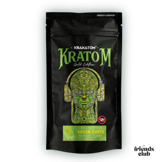 Kratom Powder Green Super - Gold Edition HHCFriends