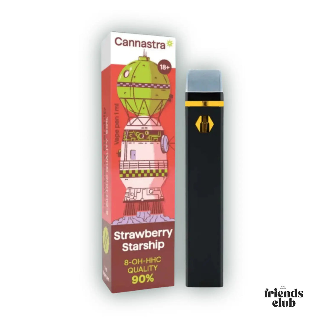 8-OH-H Vape Strawberry Starship 90% 1ml - hhcfriends