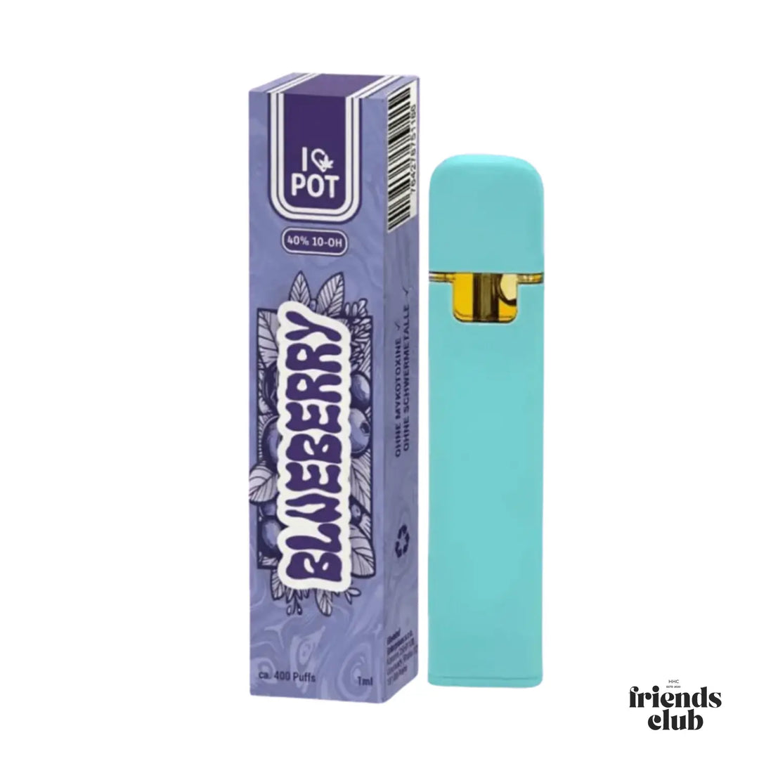 10-OH Vape Blueberry 40% 1ml  I♥Pot - hhcfriends