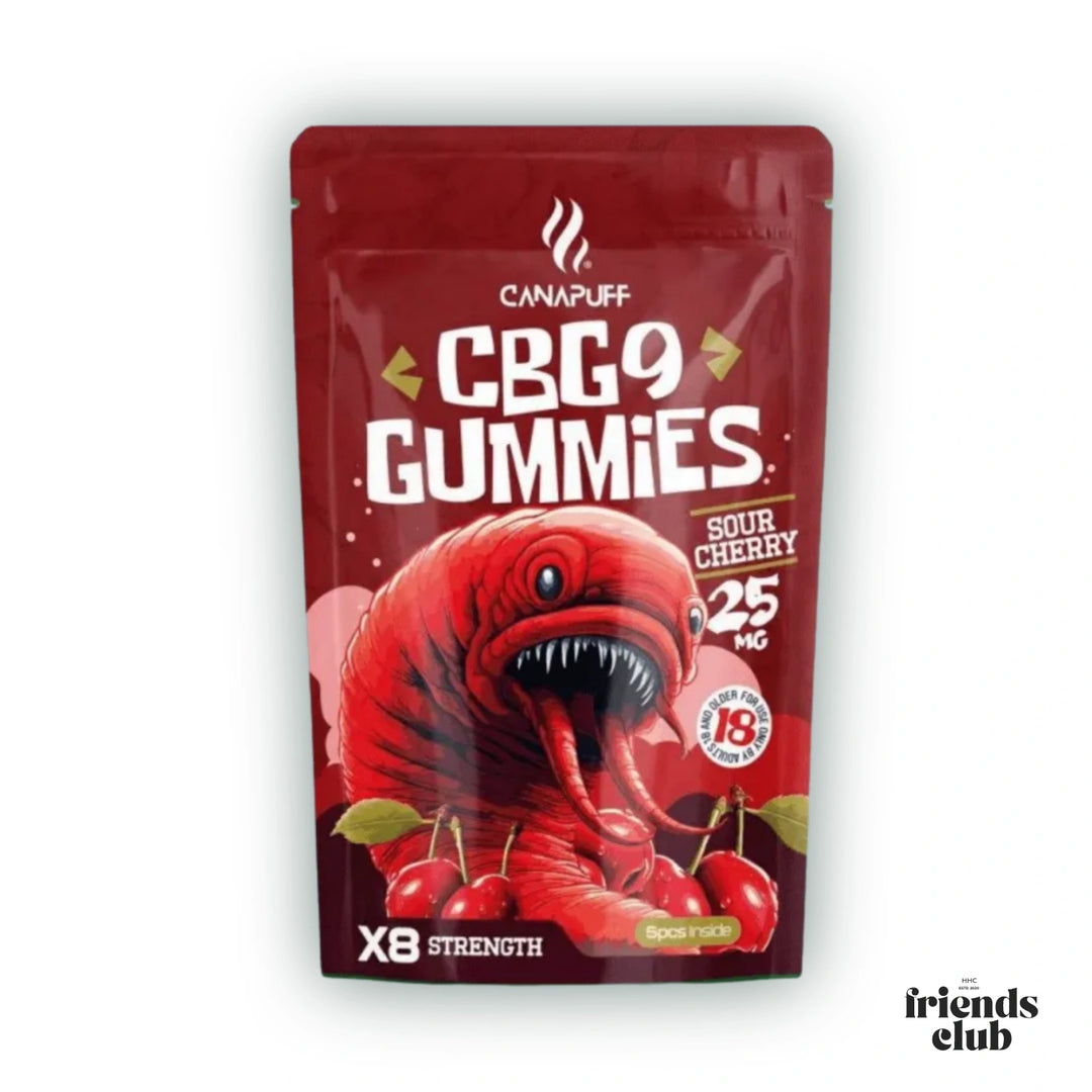 CBG9 Gummibärchen Sour Cherry 5Stück - hhcfriends