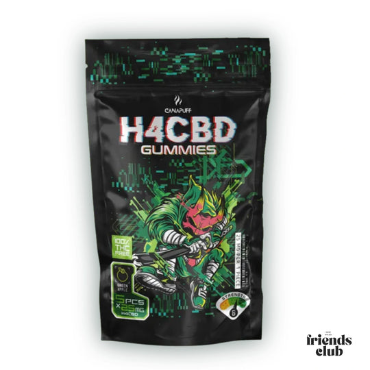 H4CBD Gummibärchen - Grüner Apfel HHCFriends
