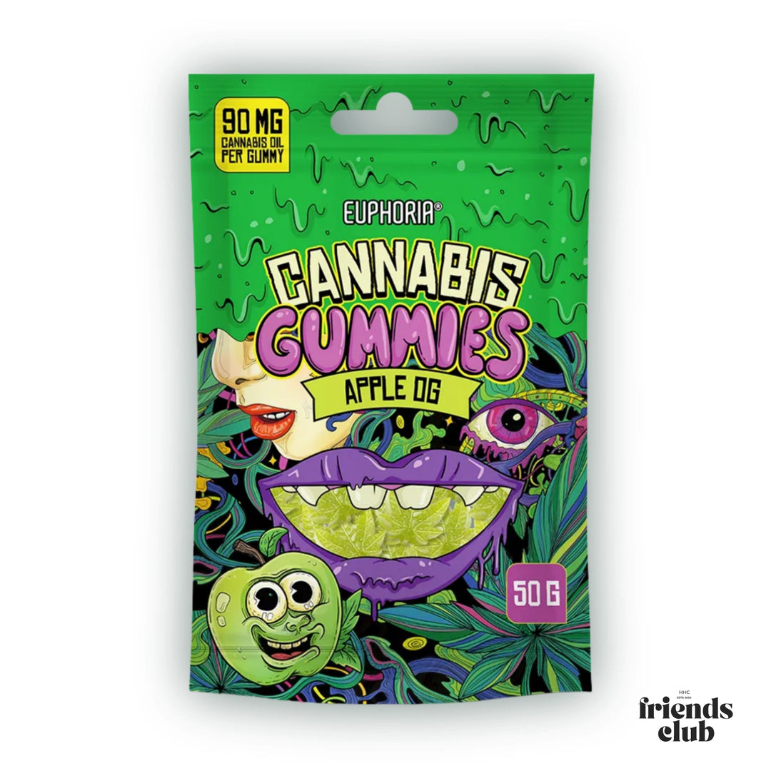 Euphoria Cannabis Gummies Apfel OG (50g) - hhcfriends