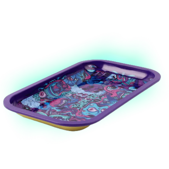 Euphoria Metal Rolling Tray Psychedelic - 270 x 160 mm