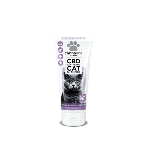 CBD Katzen Panthenol Shampoo (400 mg CBD) 200 ml