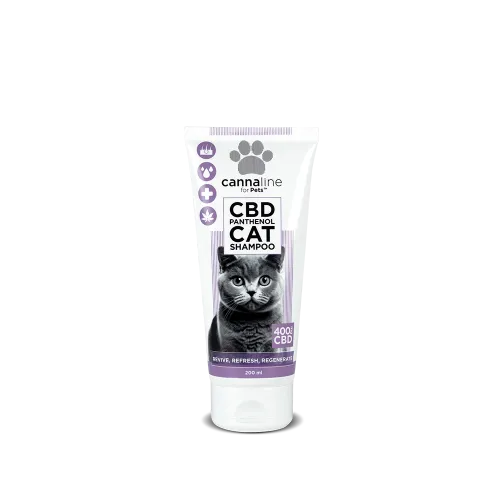 CBD Katzen Panthenol Shampoo (400 mg CBD) 200 ml