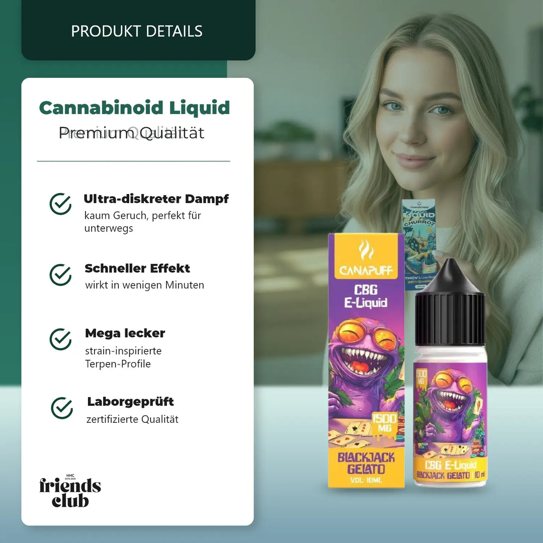 CBG Liquid „Blackjack Gelato“-Smagro GmbH