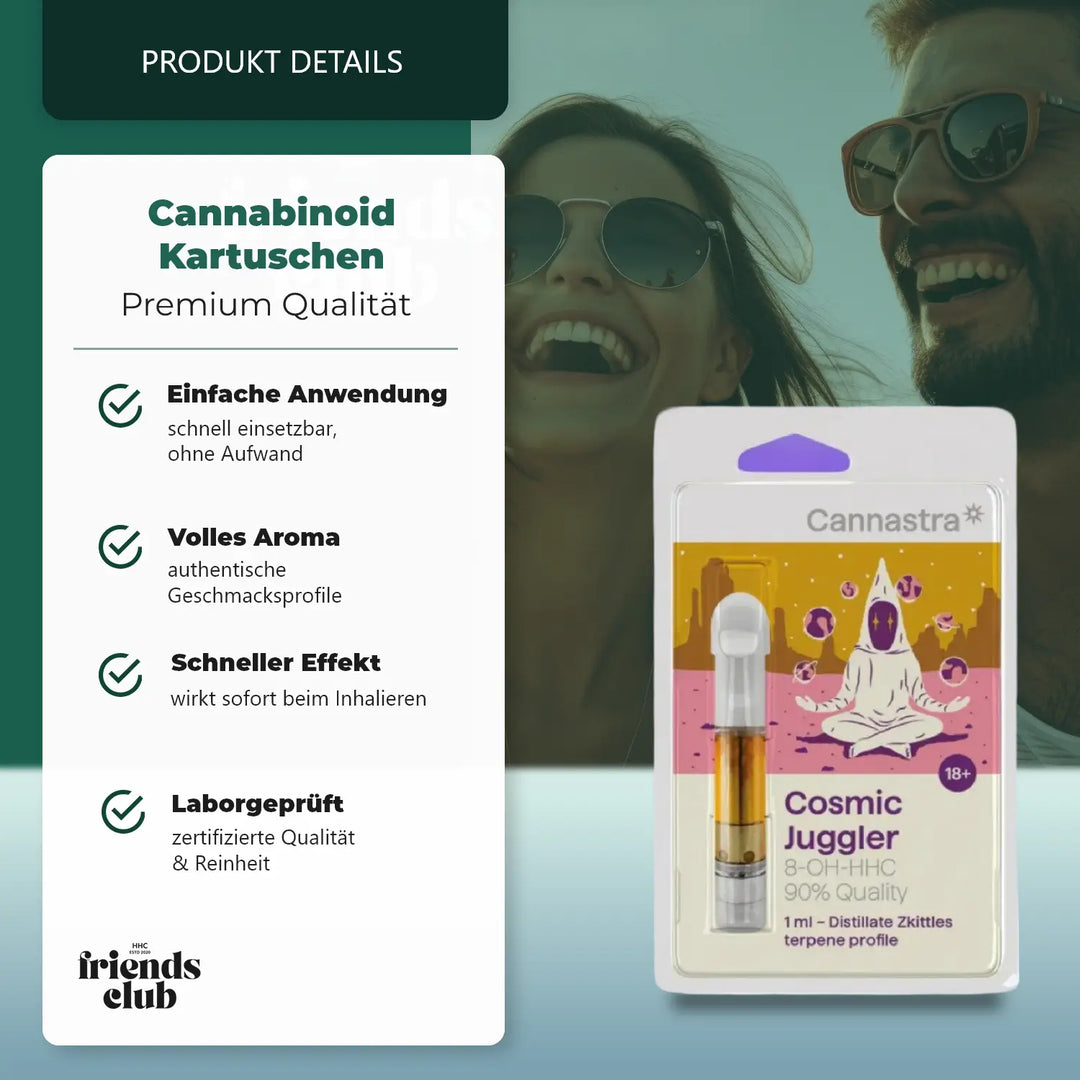 8-OH-HHC Kartusche Cosmic Jugler 90% 1ml