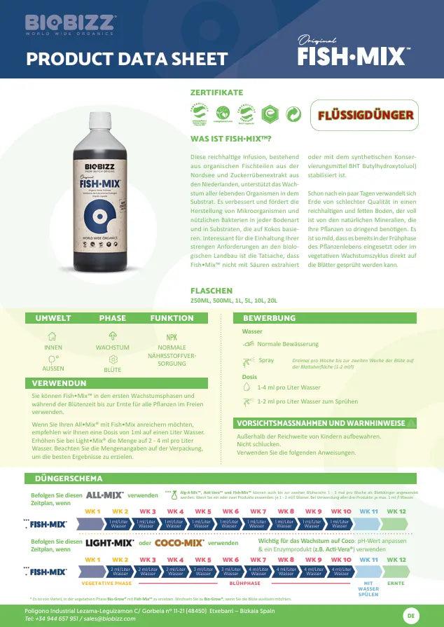Bio Bizz Fish Mix