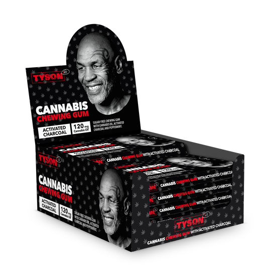 Tyson 2.0 Cannabis Kaugummi mit Aktivkohle