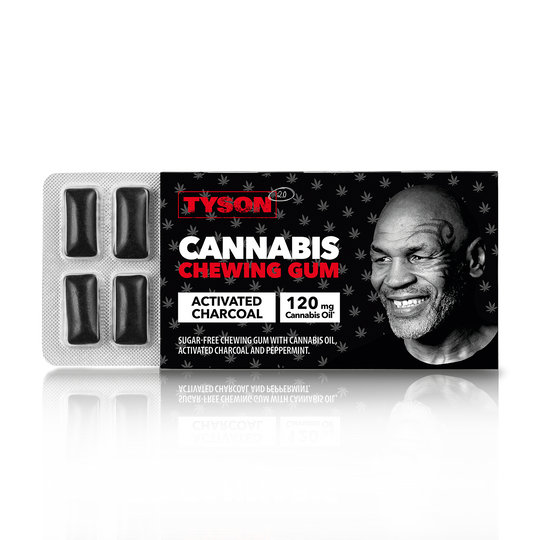 Tyson 2.0 Cannabis Kaugummi mit Aktivkohle