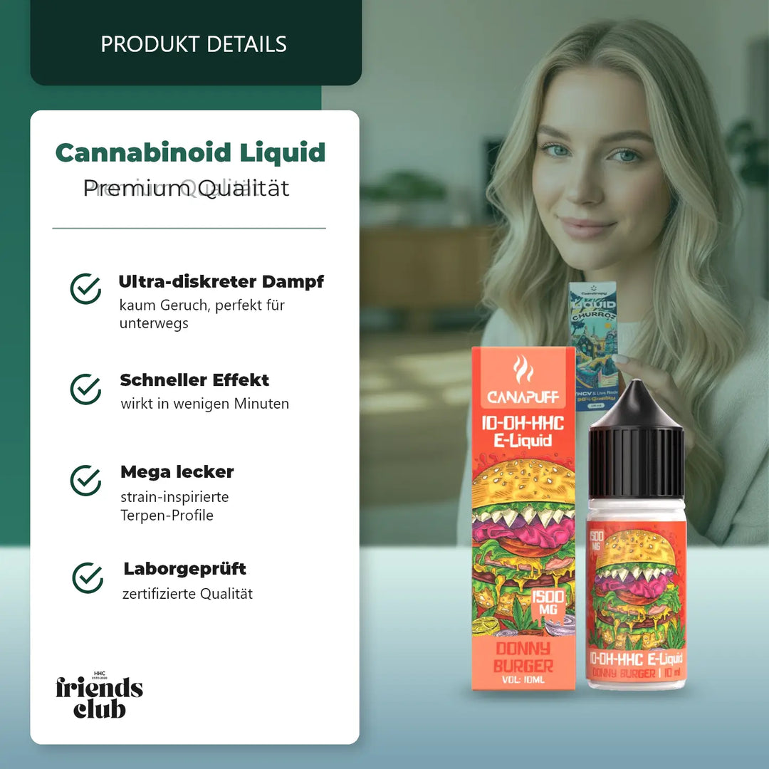 10-OH Liquid Donny Burger 1.500mg 10ml