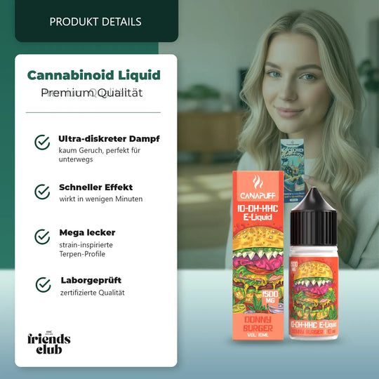 10-OH Liquid Donny Burger 1.500mg 10ml